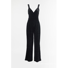 Iron silver jumpsuit with shoulder girdle